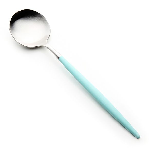 クチポール ゴア GOA ターコイズ／シルバー テーブルスプーン 21cm マット仕上げ