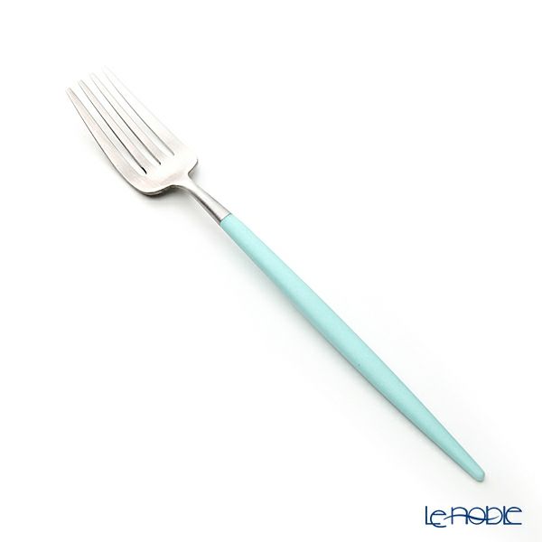 クチポール ゴア GOA ターコイズ／シルバー デザートフォーク 18.5cm マット仕上げ