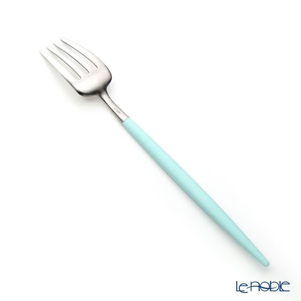 クチポール ゴア GOA ターコイズ／シルバー デザートフォーク 18.5cm マット仕上げ