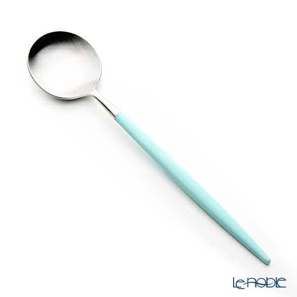 クチポール ゴア GOA ターコイズ／シルバー デザートスプーン 18cm マット仕上げ