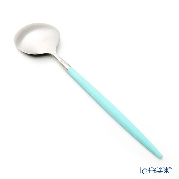 クチポール ゴア GOA ターコイズ／シルバー デザートスプーン 18cm マット仕上げ