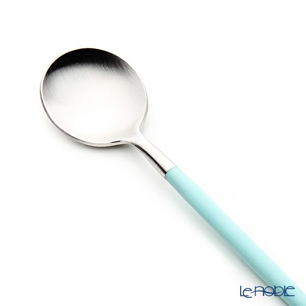 クチポール ゴア GOA ターコイズ／シルバー コーヒー／ティースプーン 13cm マット仕上げ