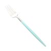 クチポール ゴア GOA ターコイズ／シルバー ペストリーフォーク 17cm マット仕上げ