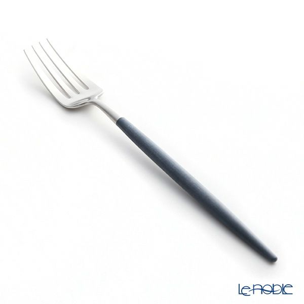 クチポール ゴア GOA ブルー／シルバー デザートフォーク 18.5cm マット仕上げ