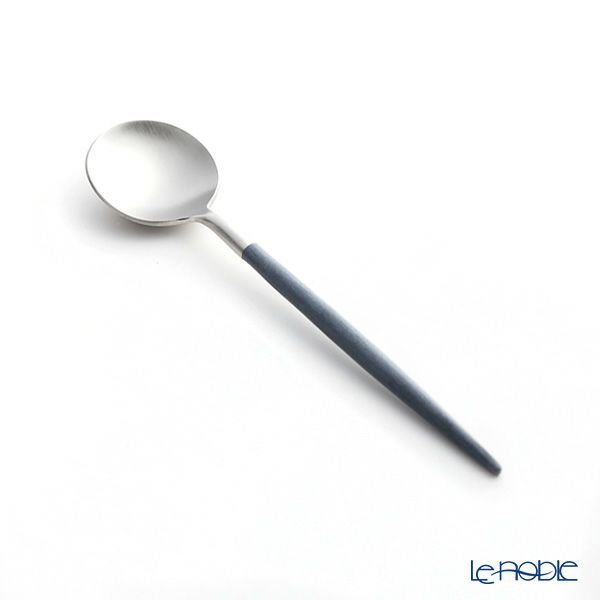 クチポール ゴア GOA ブルー／シルバー コーヒー／ティースプーン 13cm マット仕上げ