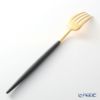 クチポール ゴア GOA ブラック／ゴールド テーブルフォーク 21.5cm マット仕上げ