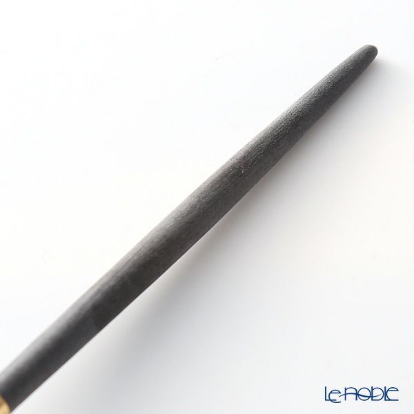 クチポール ゴア GOA ブラック／ゴールド コーヒー／ティースプーン 13cm マット仕上げ