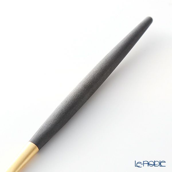 クチポール ゴア GOA ブラック／ゴールド バタースプレッダー（バターナイフ） 17cm マット仕上げ