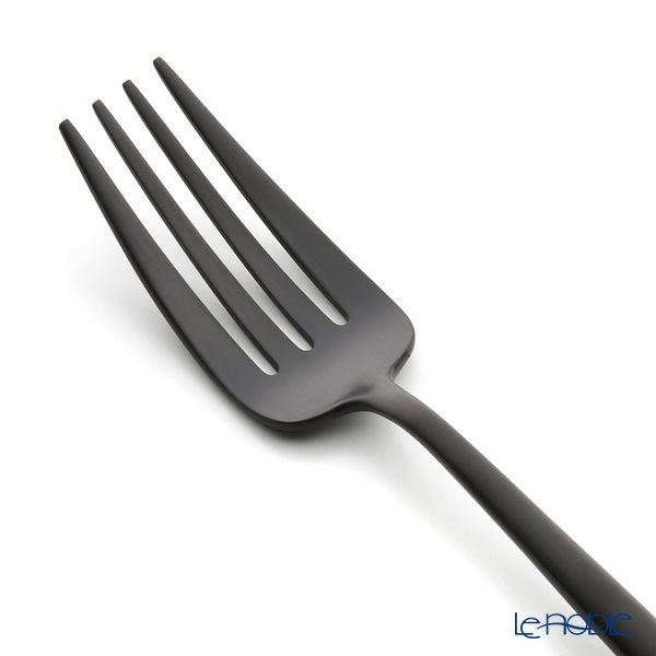 クチポール ムーン MOON マットブラック テーブルフォーク 20cm マット仕上げ