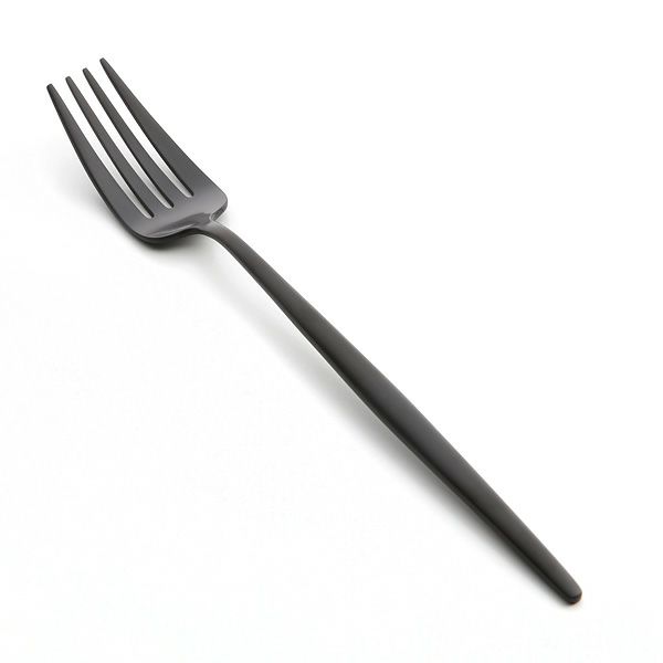 クチポール ムーン MOON マットブラック テーブルフォーク 20cm マット仕上げ