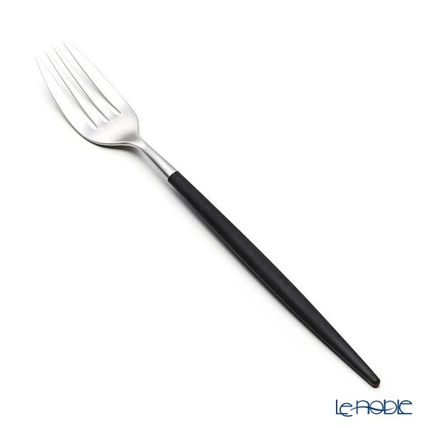クチポール ミオ MIO ブラック／シルバー デザートフォーク マット仕上げ