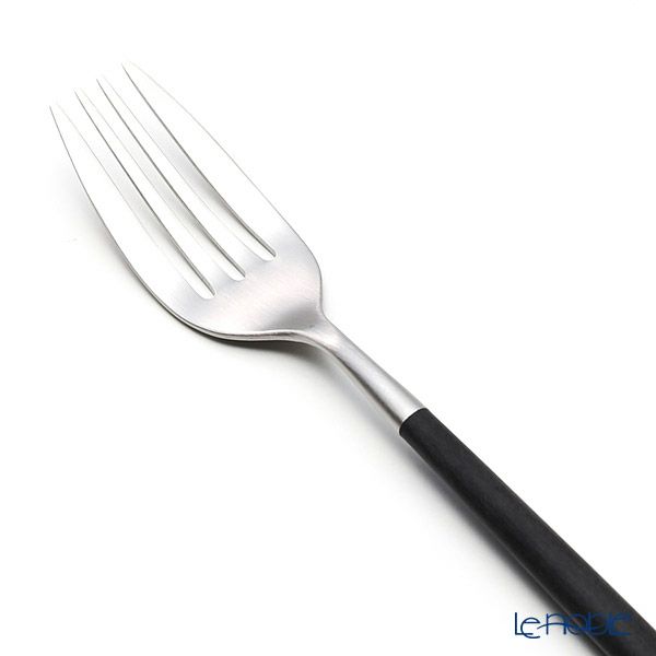 クチポール ミオ MIO ブラック／シルバー デザートフォーク マット仕上げ