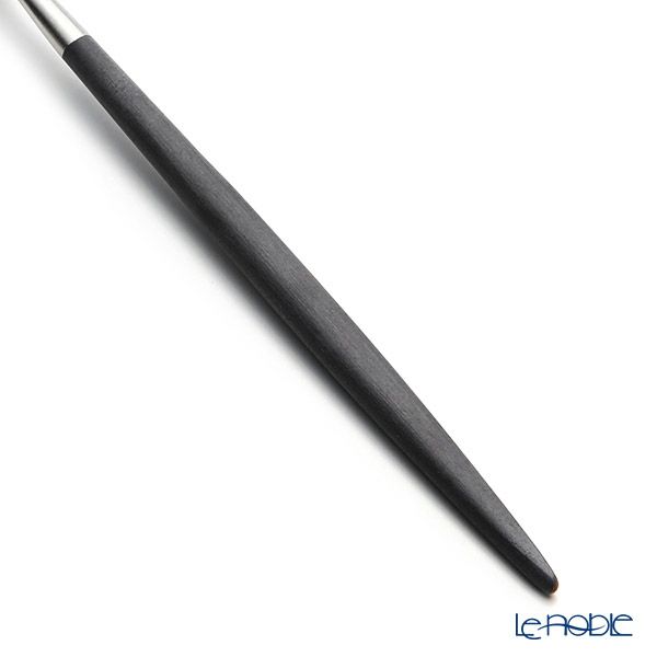 クチポール ミオ MIO ブラック／シルバー デザートスプーン マット仕上げ