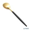 クチポール ミオ MIO ブラック／ゴールド デザートスプーン マット仕上げ