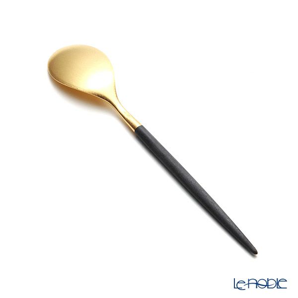 クチポール ミオ MIO ブラック／ゴールド コーヒー／ティースプーン マット仕上げ
