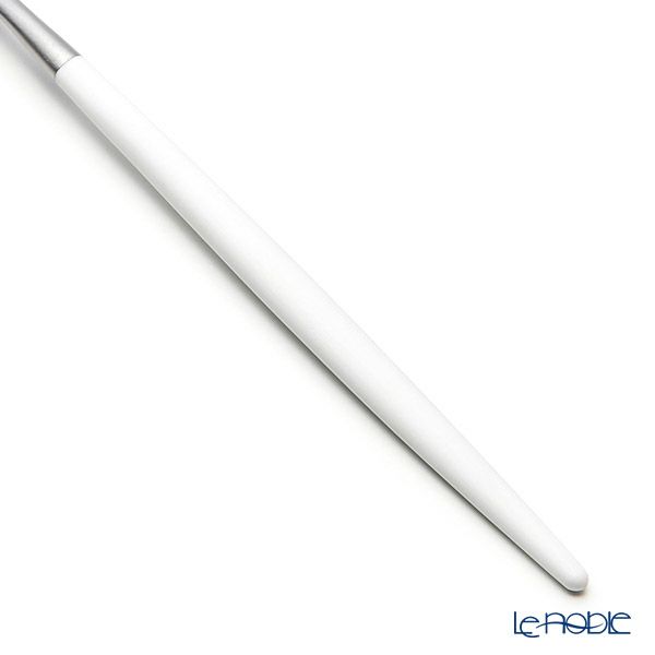 クチポール ミオ MIO ホワイト／シルバー デザートフォーク マット仕上げ