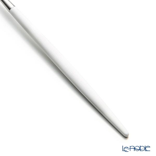 クチポール ミオ MIO ホワイト／シルバー デザートスプーン マット仕上げ