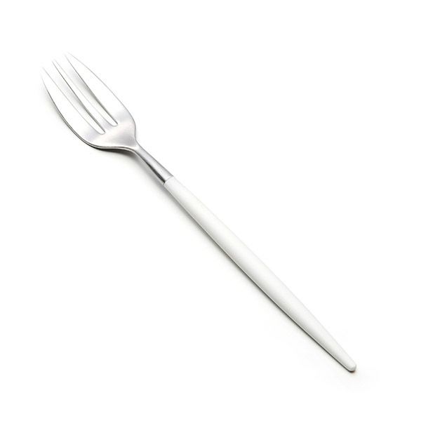 クチポール ミオ MIO ホワイト／シルバー ペストリーフォーク マット仕上げ