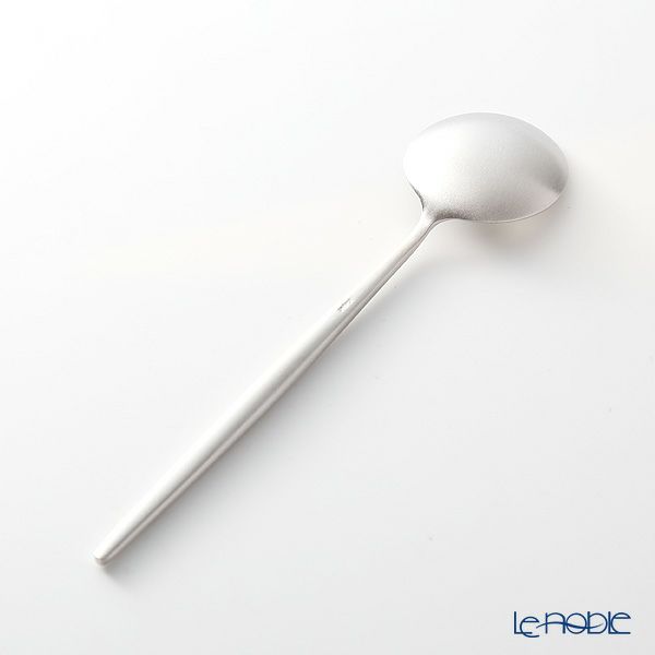 クチポール ムーン MOON MATT シルバー デザートスプーン 17cm マット仕上げ