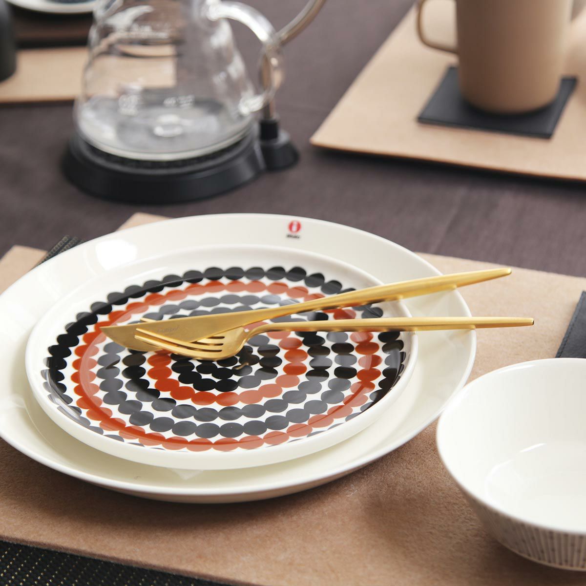 クチポール ムーン MOON MATT GOLD ゴールド テーブルナイフ 22cm マット仕上げ