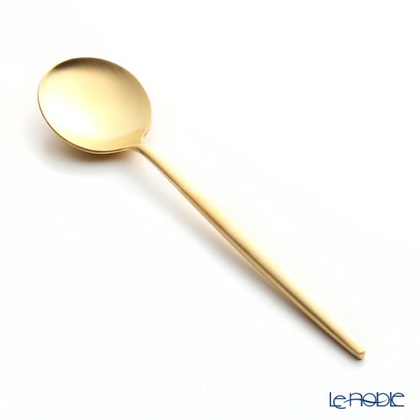 クチポール ムーン MOON MATT GOLD ゴールド デザートスプーン 17cm マット仕上げ