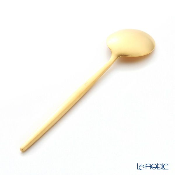 クチポール ムーン MOON MATT GOLD ゴールド デザートスプーン 17cm マット仕上げ