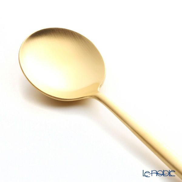クチポール ムーン MOON MATT GOLD ゴールド デザートスプーン 17cm マット仕上げ