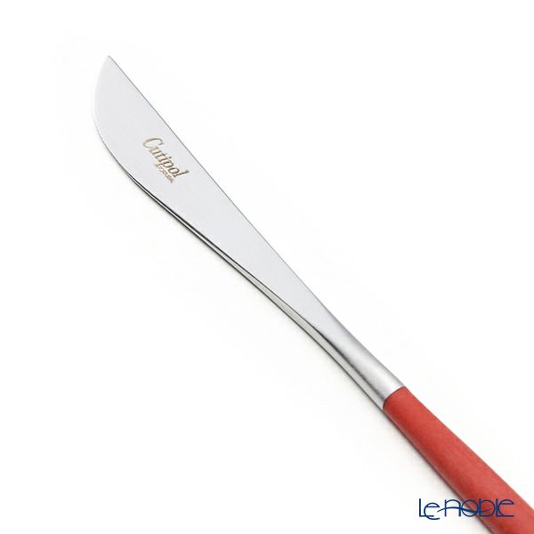 クチポール ゴア GOA レッド／シルバー デザートナイフ 20cm マット仕上げ