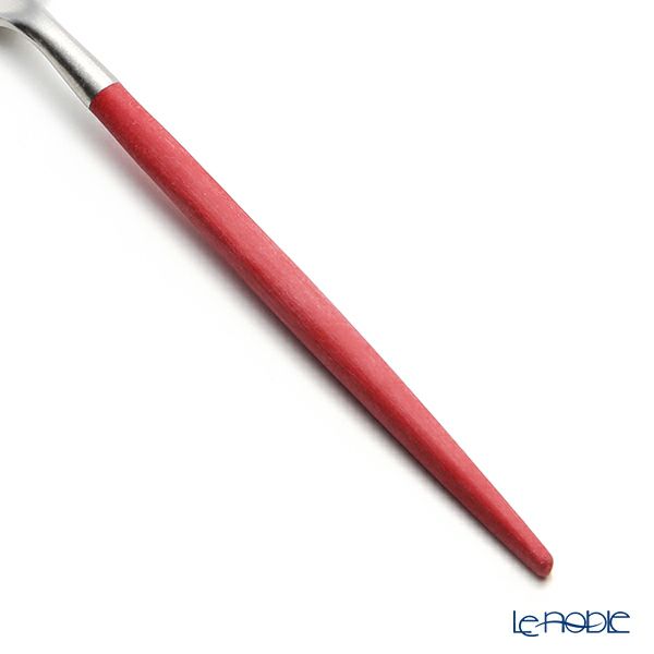 クチポール ゴア GOA レッド／シルバー コーヒー／ティースプーン 13cm マット仕上げ