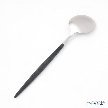 クチポール ゴア GOA ブラック／シルバー テーブルスプーン 21cm マット仕上げ