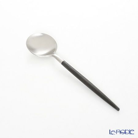 クチポール ゴア GOA ブラック／シルバー コーヒー／ティースプーン 13cm マット仕上げ