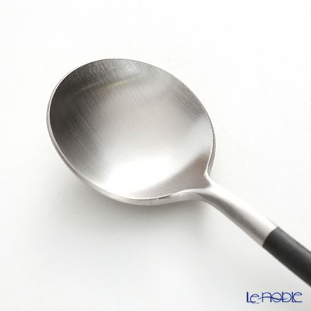 クチポール ゴア GOA ブラック／シルバー コーヒー／ティースプーン 13cm マット仕上げ