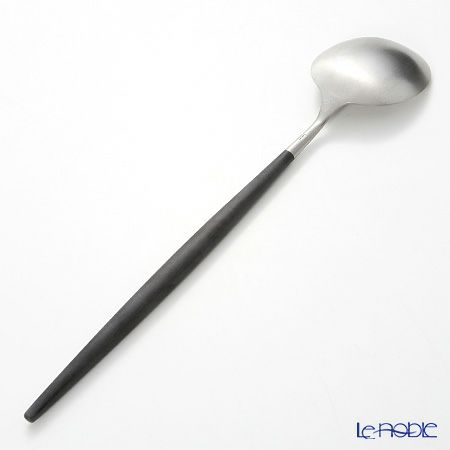 クチポール ゴア GOA ブラック／シルバー サービングスプーン 26.5cm マット仕上げ