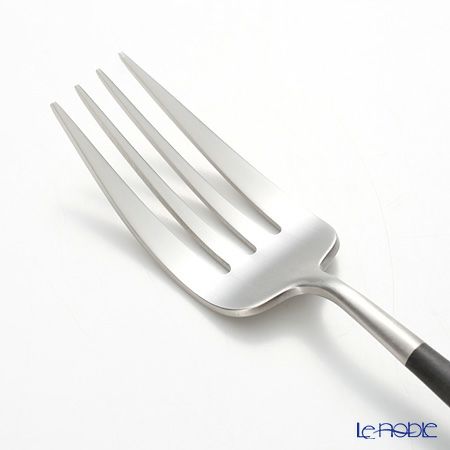 クチポール ゴア GOA ブラック／シルバー サービングフォーク 27cm マット仕上げ