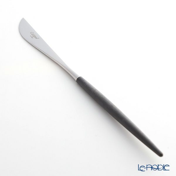 クチポール ゴア GOA ブラック／シルバー デザートナイフ 20cm マット仕上げ