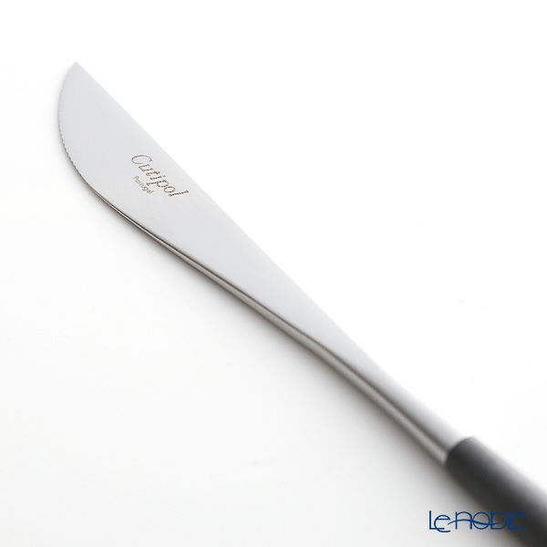 クチポール ゴア GOA ブラック／シルバー デザートナイフ 20cm マット仕上げ