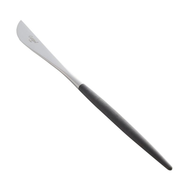 クチポール ゴア GOA ブラック／シルバー デザートナイフ 20cm マット仕上げ