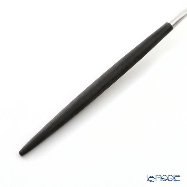 クチポール ゴア GOA ブラック／シルバー デザートスプーン 18cm マット仕上げ