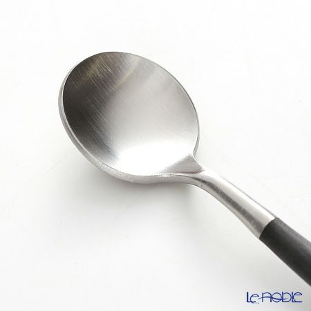 クチポール ゴア GOA ブラック／シルバー モカ／エスプレッソスプーン 10.5cm マット仕上げ