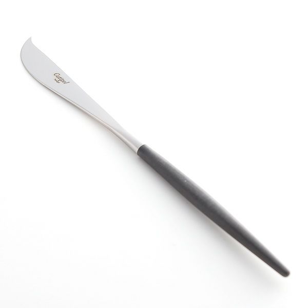 クチポール ゴア GOA ブラック／シルバー チーズナイフ 22cm マット仕上げ