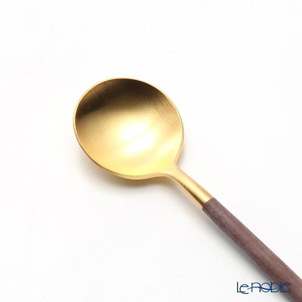 クチポール ゴア GOA ブラウン／ゴールド コーヒー／ティースプーン 13cm マット仕上げ