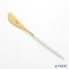 クチポール ゴア GOA ホワイト／ゴールド バタースプレッダー（バターナイフ） 17cm マット仕上げ