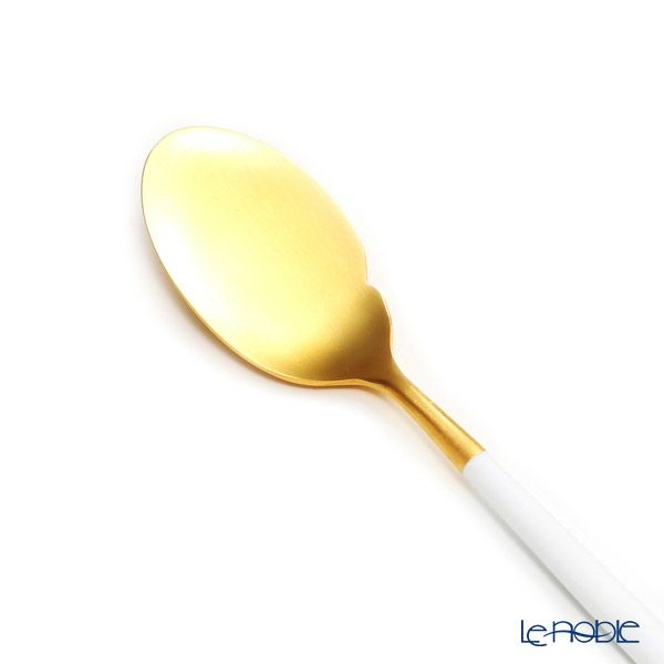 クチポール ゴア GOA ホワイト／ゴールド グルメスプーン マット仕上げ