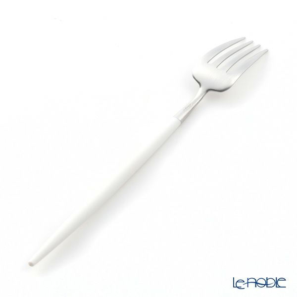 クチポール ゴア GOA ホワイト／シルバー テーブルフォーク 21.5cm マット仕上げ