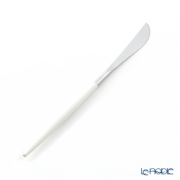 クチポール ゴア GOA ホワイト／シルバー デザートナイフ 20cm マット仕上げ