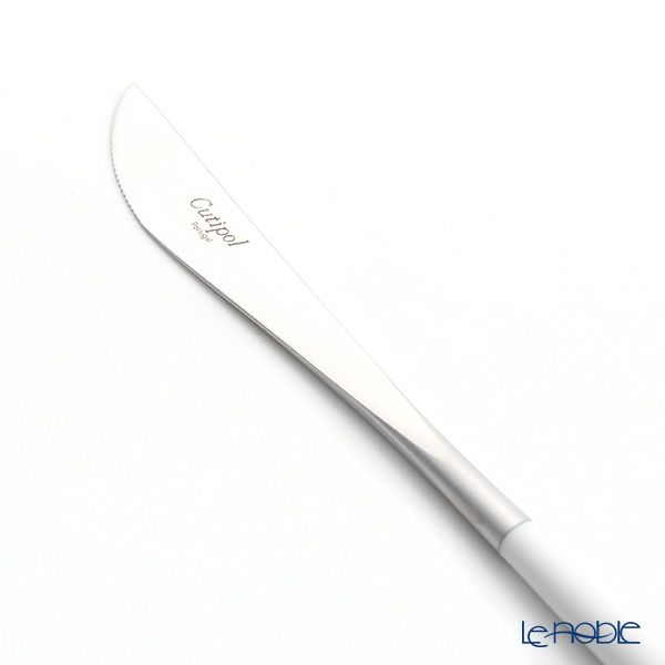 クチポール ゴア GOA ホワイト／シルバー デザートナイフ 20cm マット仕上げ