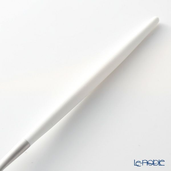 クチポール ゴア GOA ホワイト／シルバー ペストリーフォーク／ケーキフォーク 17cm マット仕上げ