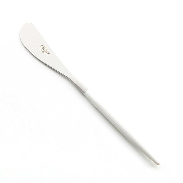 クチポール ゴア GOA ホワイト／シルバー バタースプレッダー 17cm マット仕上げ