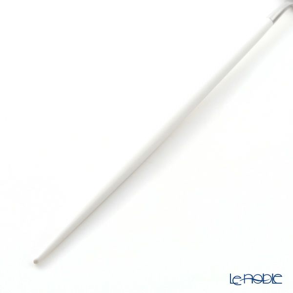 クチポール ゴア GOA ホワイト／シルバー ロングドリンクスプーン 21cm マット仕上げ