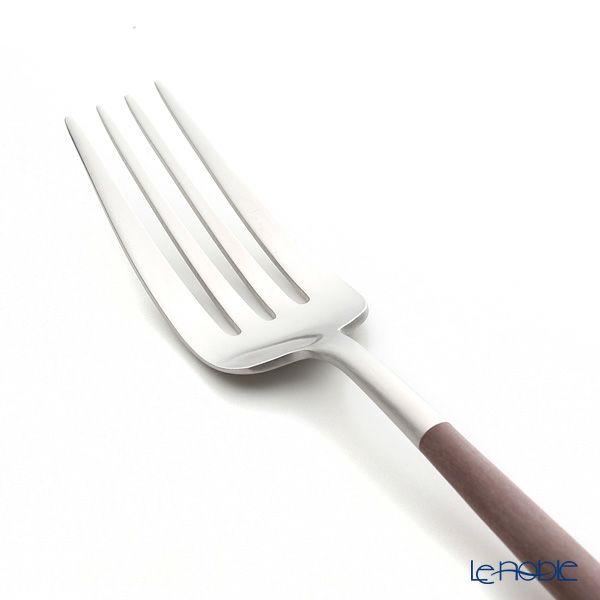 クチポール ゴア GOA ブラウン／シルバー テーブルフォーク 21.5cm マット仕上げ